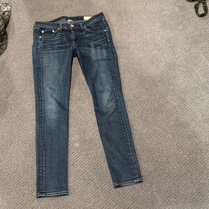 rag & bone Dark Blue Skinny Jeans